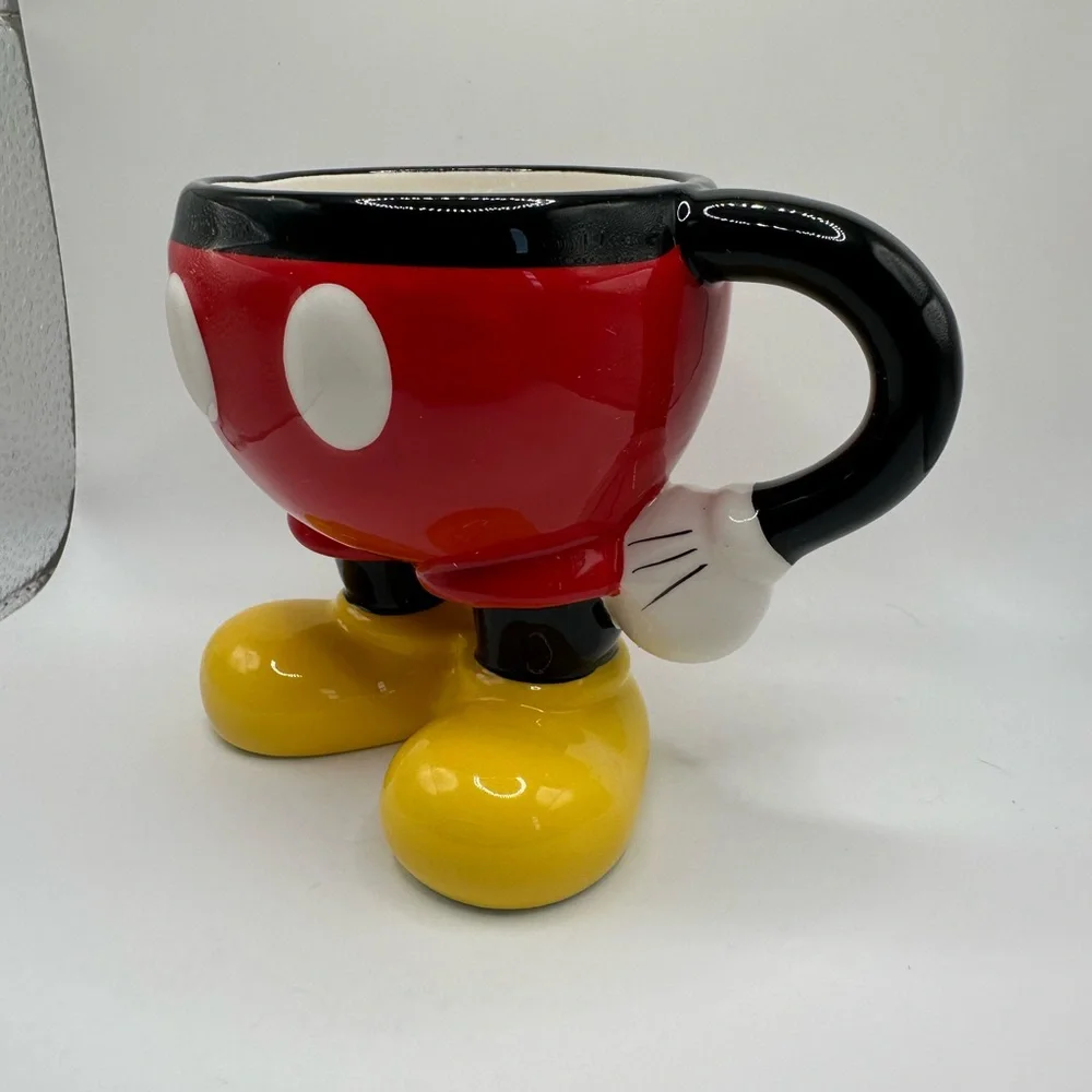 Disney Mickey Mouse Red and‎ Yellow Mug #2